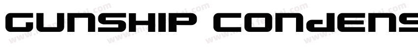 Gunship Condensed It字体转换